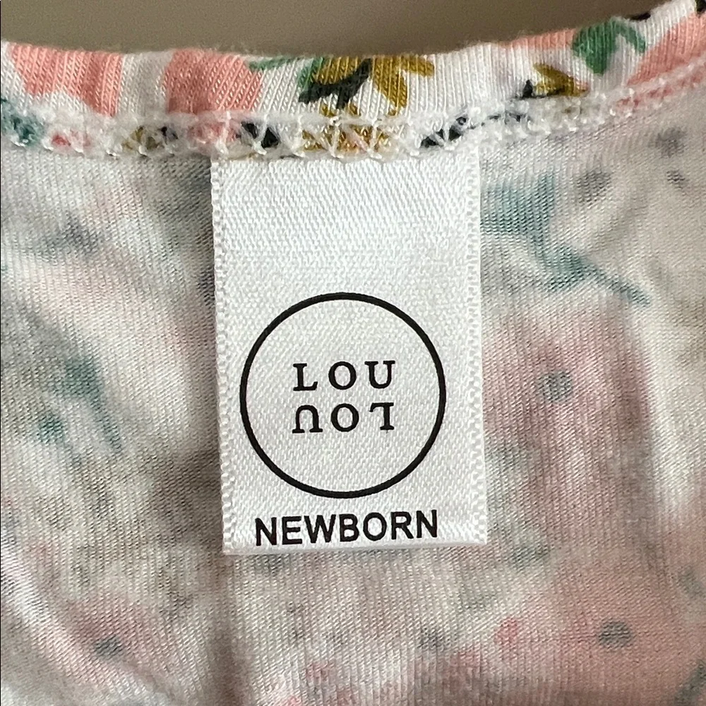 Lou Lou & Company Floral Newborn One Piece Romper - Picture 2 of 6